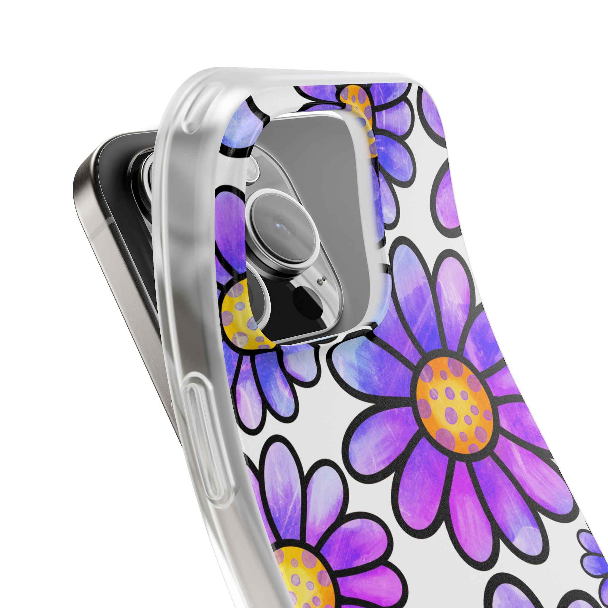 Polka Dot Blooms iPhone 16 Pro Case - Soft