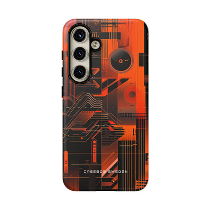 Gradient Circuitburst Samsung S24 - Tough Phone Case