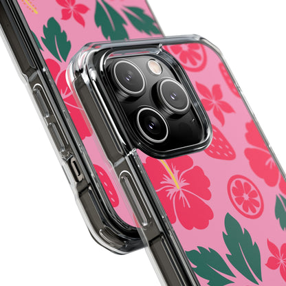 Tropical Hibiscus Harmony iPhone Case - Impact