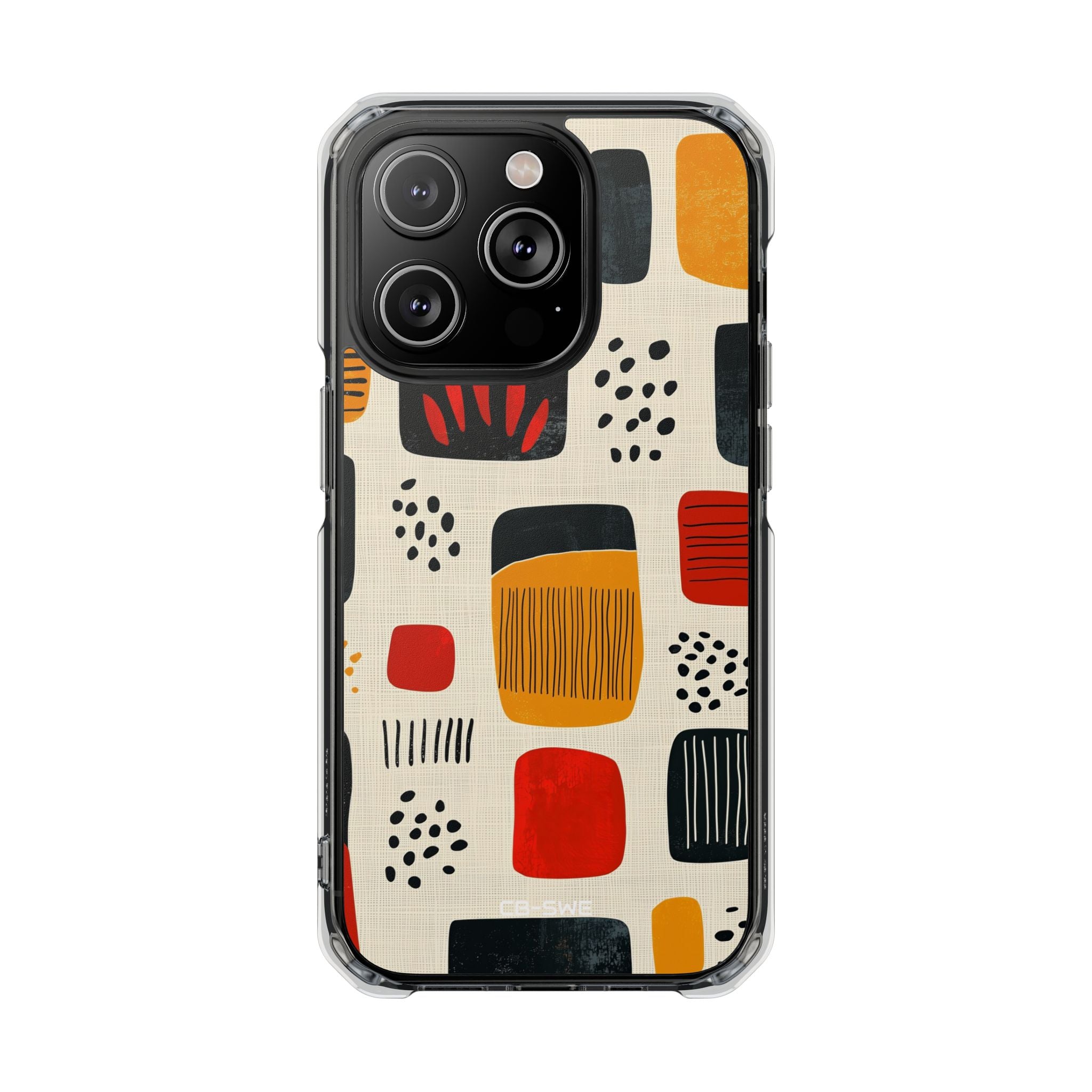 Vibrant Shapes Dance iPhone Case - Impact