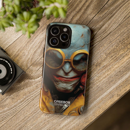 Steampunk Masked Adventurer iPhone 16 - Tough