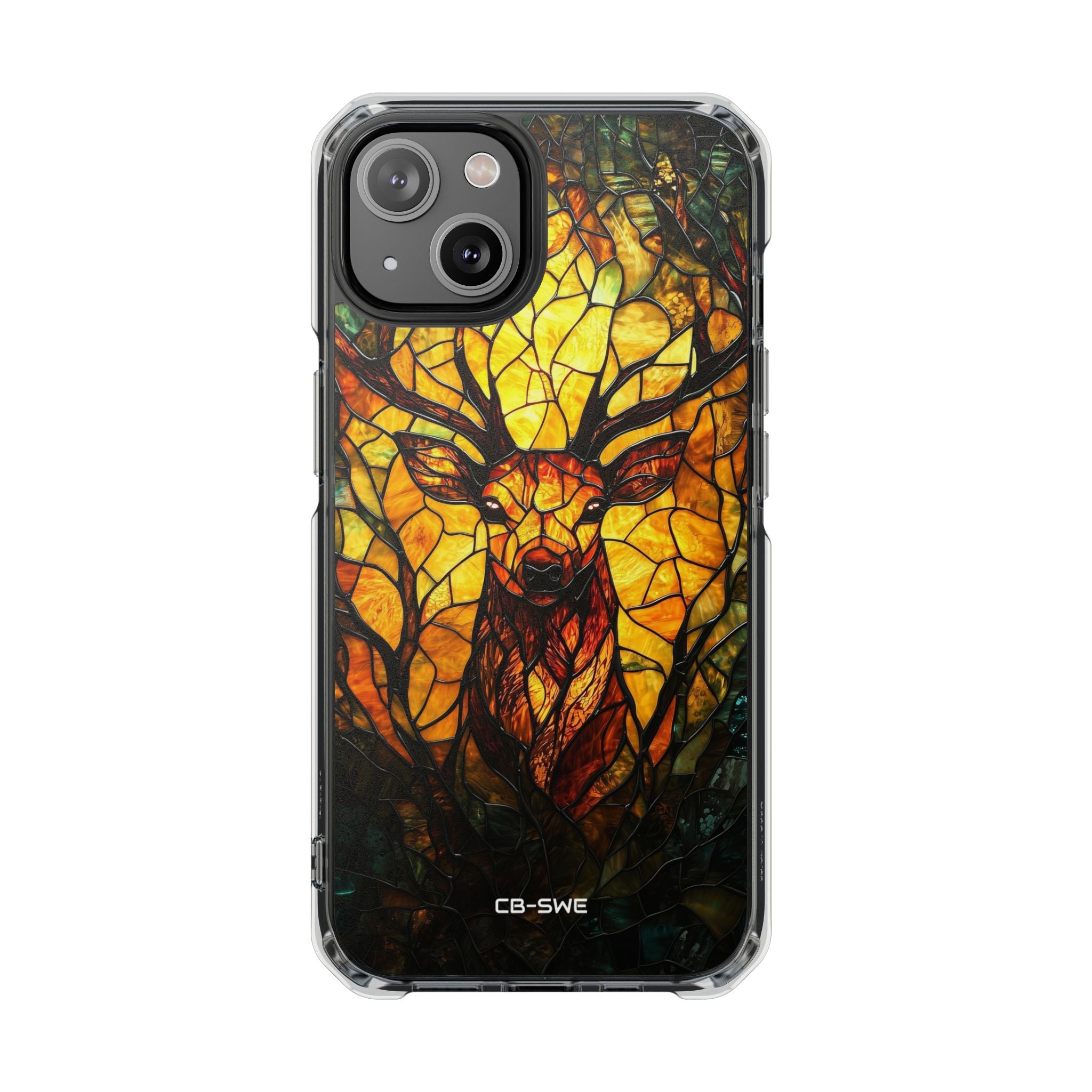 Glowing Stag Emerges iPhone Case - Impact