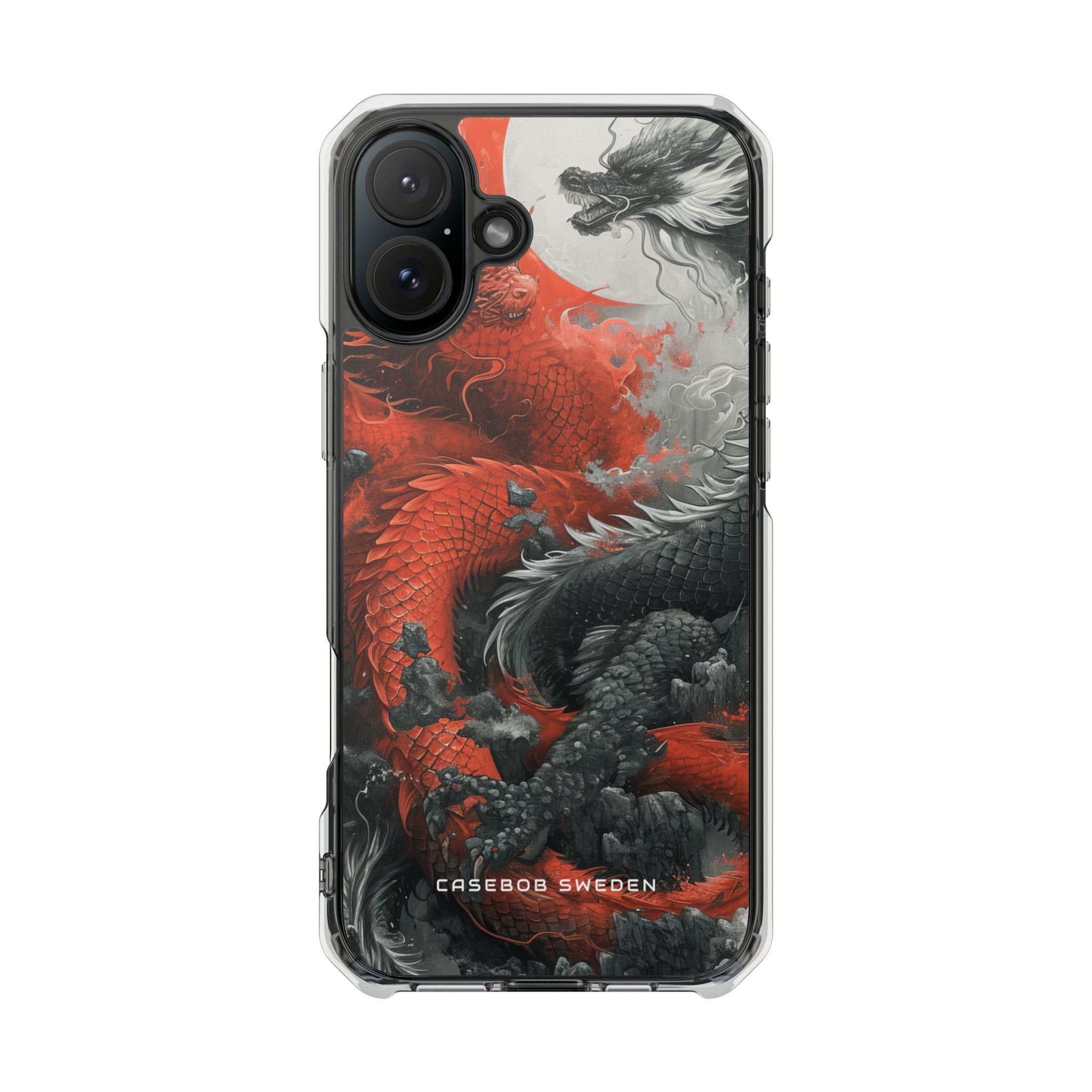 Zen Dragon Harmony iPhone 16 - Clear Impact Phone Case