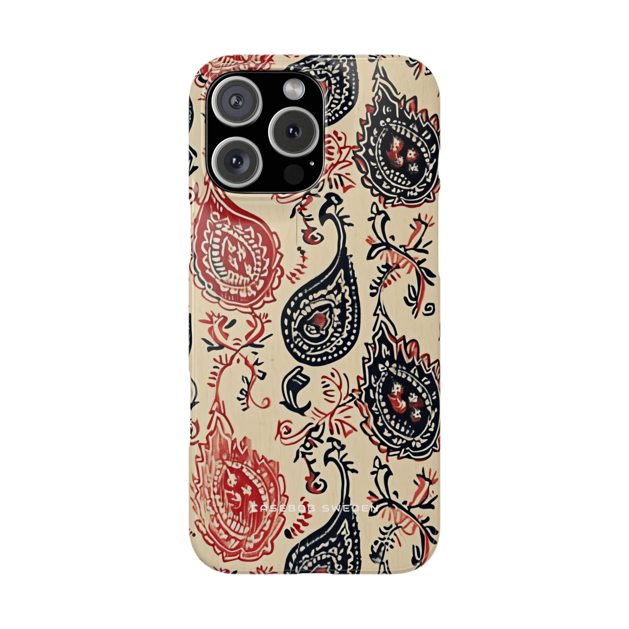 Vintage Paisley Elegance iPhone 16 - Slim Phone Case