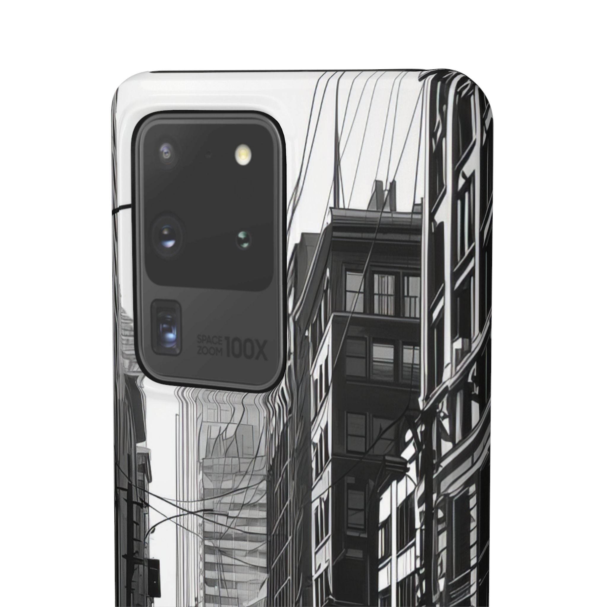 Urban Cityscape Line Perspective Samsung S20 - Slim Phone Case