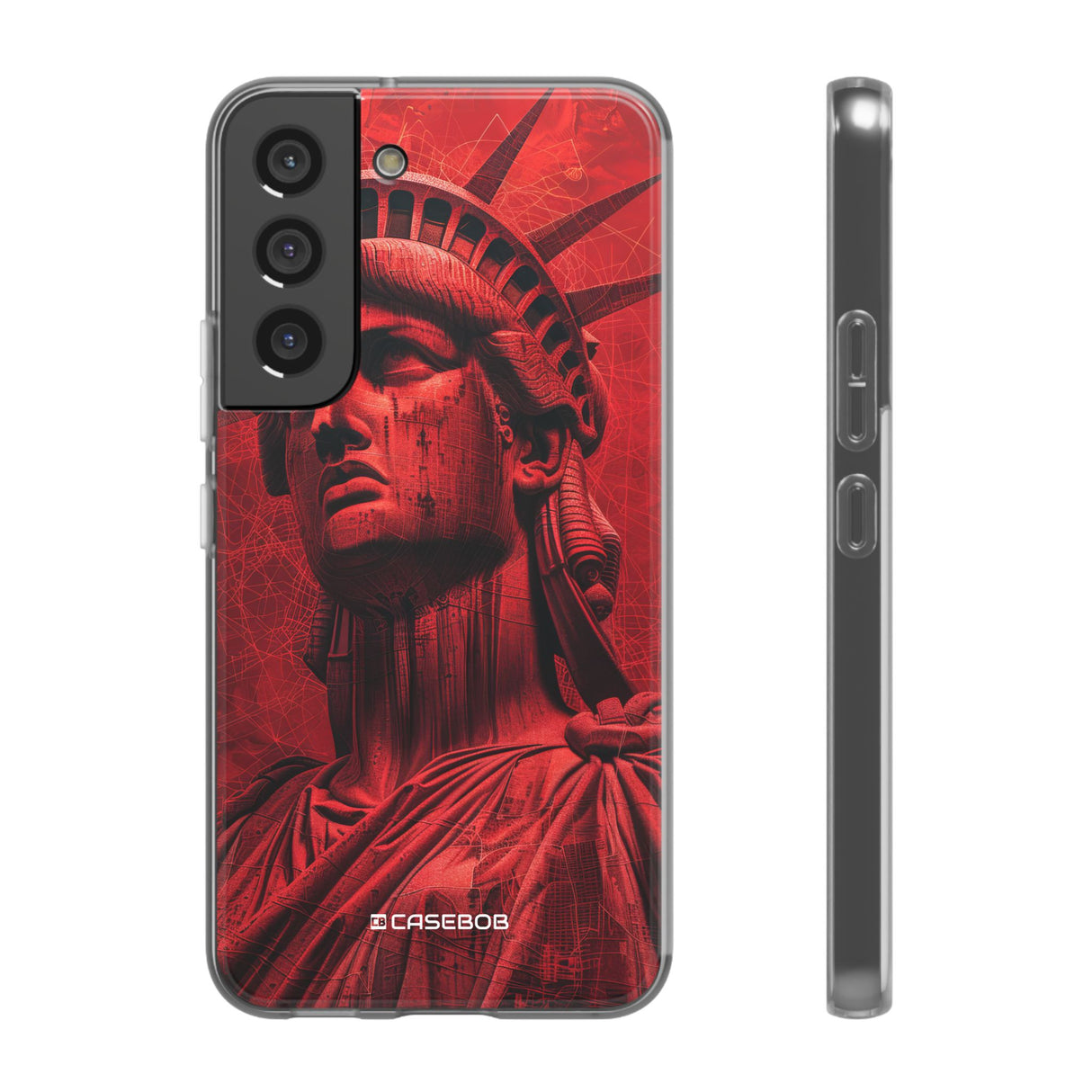 Red Liberty Revolution | Flexible Phone Case for Samsung Galaxy