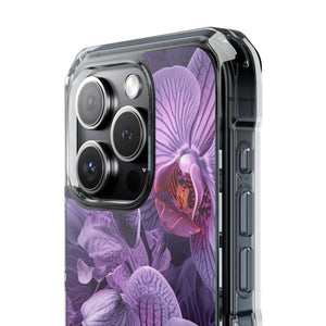 Radiant Orchid Design | Handyhülle für iPhone (Clear Impact Case – magnetisch) 