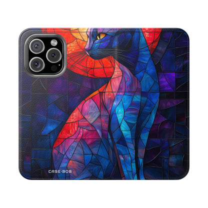 Stained Glass Cat - iPhone 16 Pro Case - Wallet