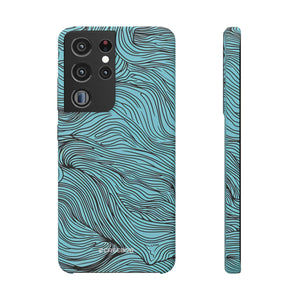 Wavy Serenity | Slim Phone Case for Samsung