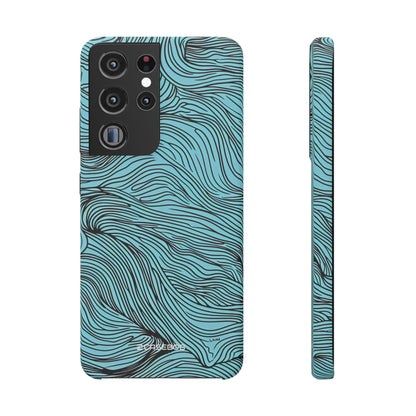 Wavy Serenity | Slim Phone Case for Samsung