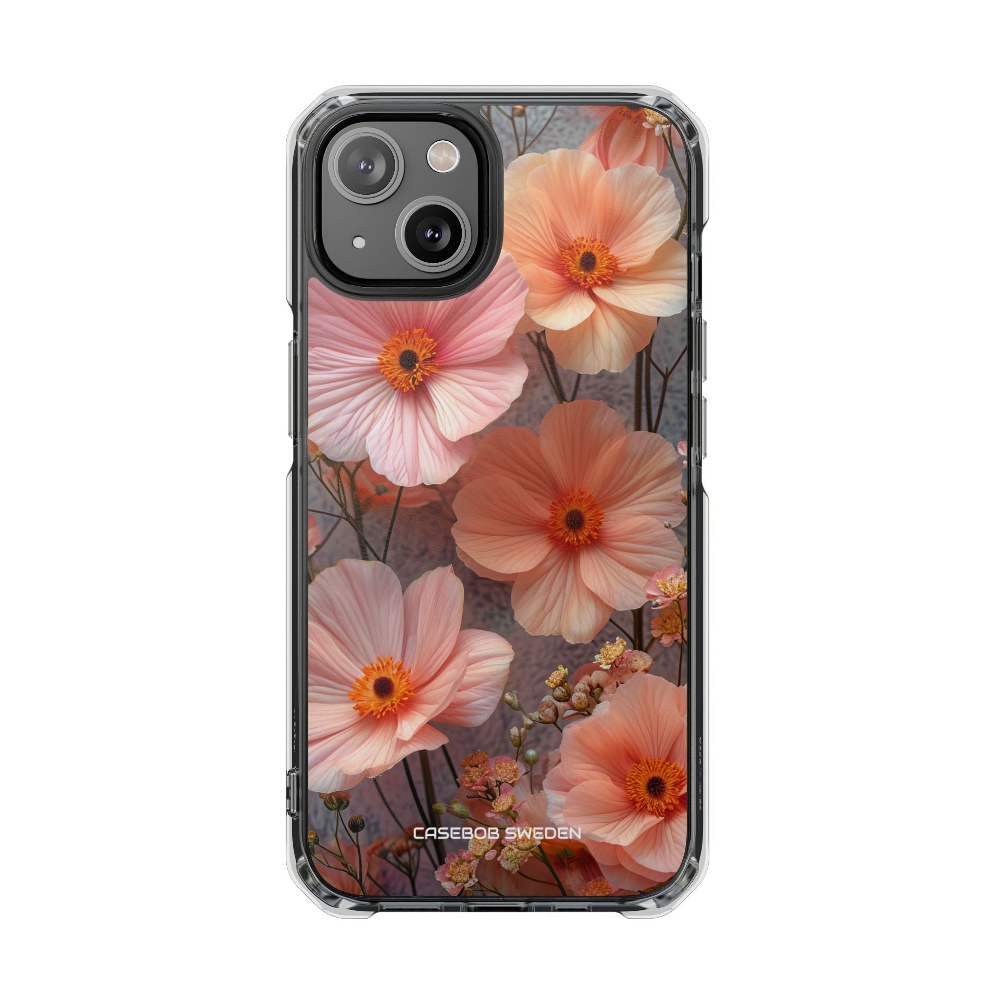 Serene Botanical Blooms - Clear Impact iPhone 14 Phone Case