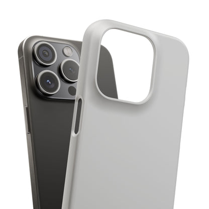 Light Gray iPhone 15 - Slim Phone Case