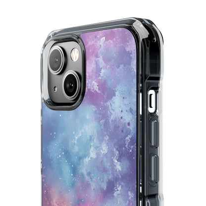 Cosmic Nebula Swirls - Clear Impact iPhone 14 Phone Case