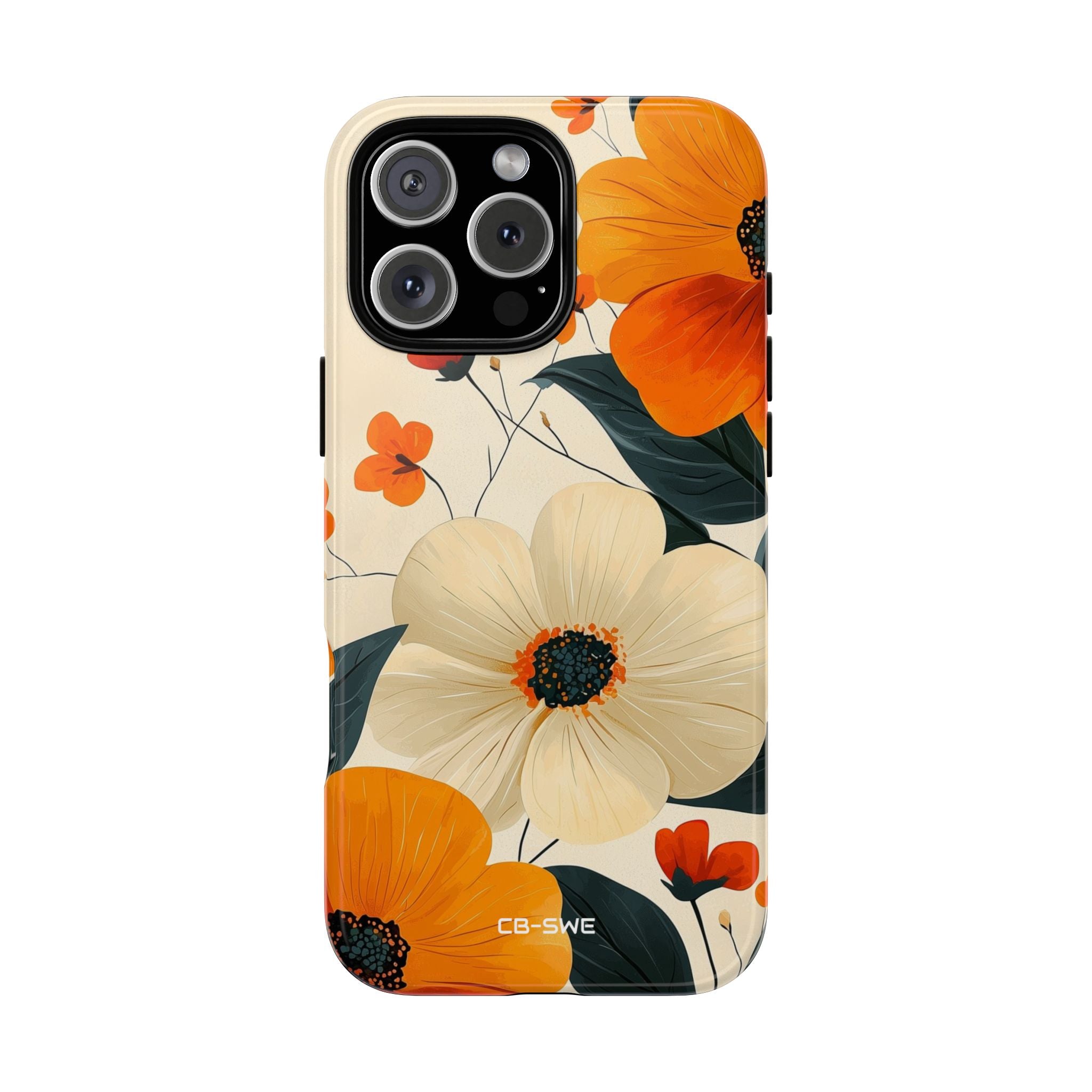 Vibrant Flowers Bloom - iPhone Case