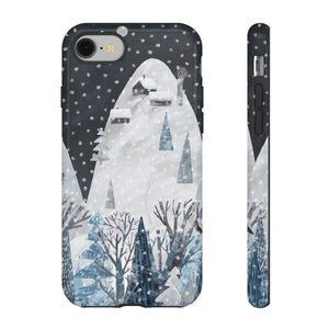 Cute Winter Landscape - Protective Phone Case