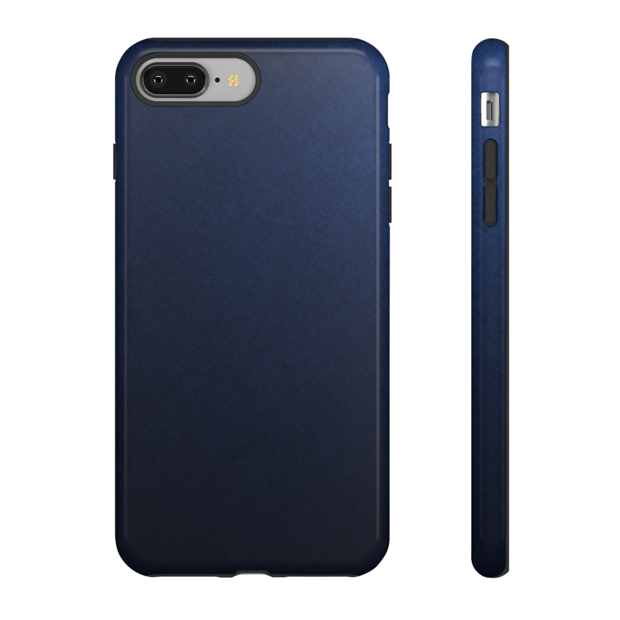 Gradient Black & Blue iPhone Case (Protective) iPhone 8 Plus Glossy Phone Case