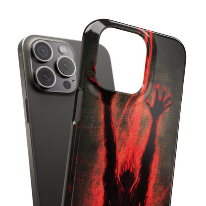 Gothic Crimson Ascension iPhone 15 - Slim Phone Case