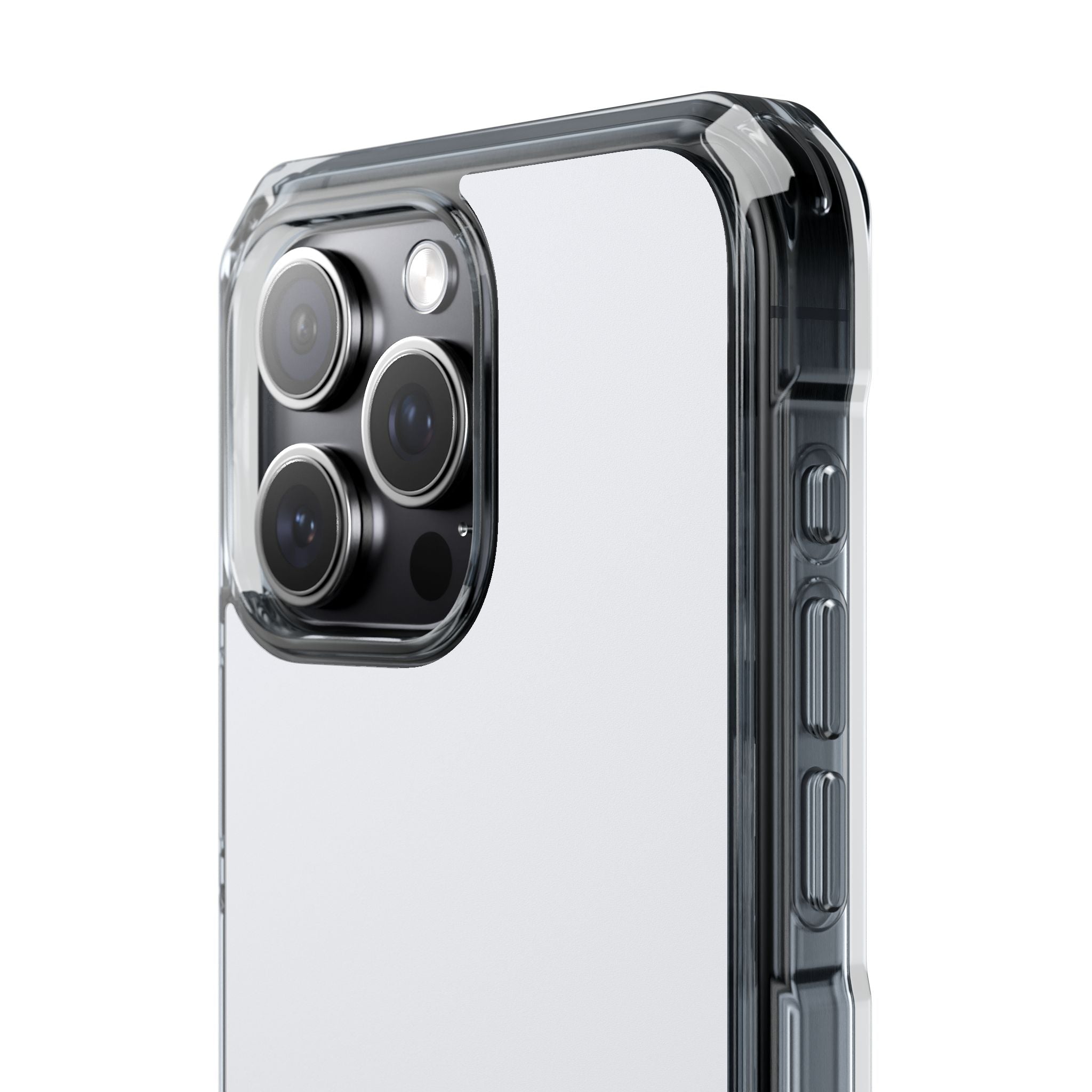 Ghost White - Clear Impact Case for iPhone