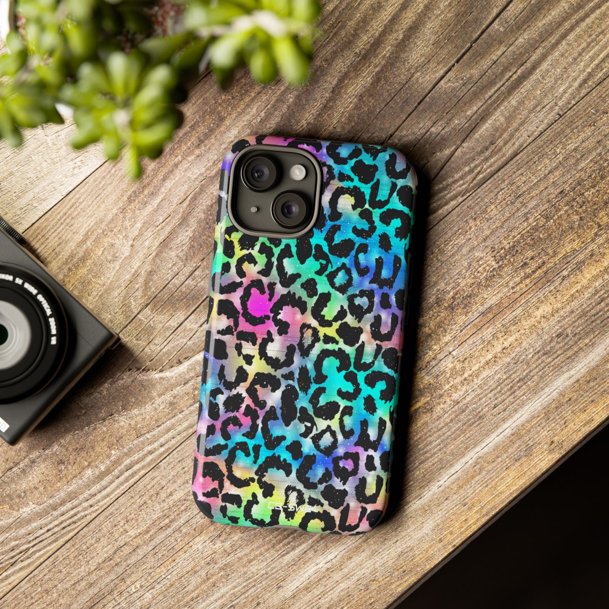 Galaxy Leopard Fantasy - iPhone Case