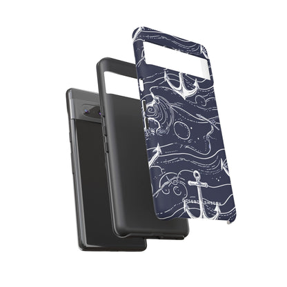 Gradient Anchorflow Waves Google Pixel 7 - Tough Phone Case