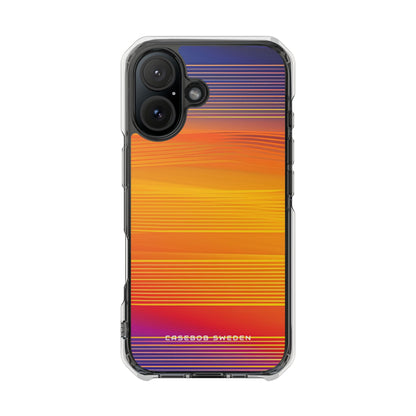 Gradient Sunset Flow iPhone 16 - Clear Impact Phone Case