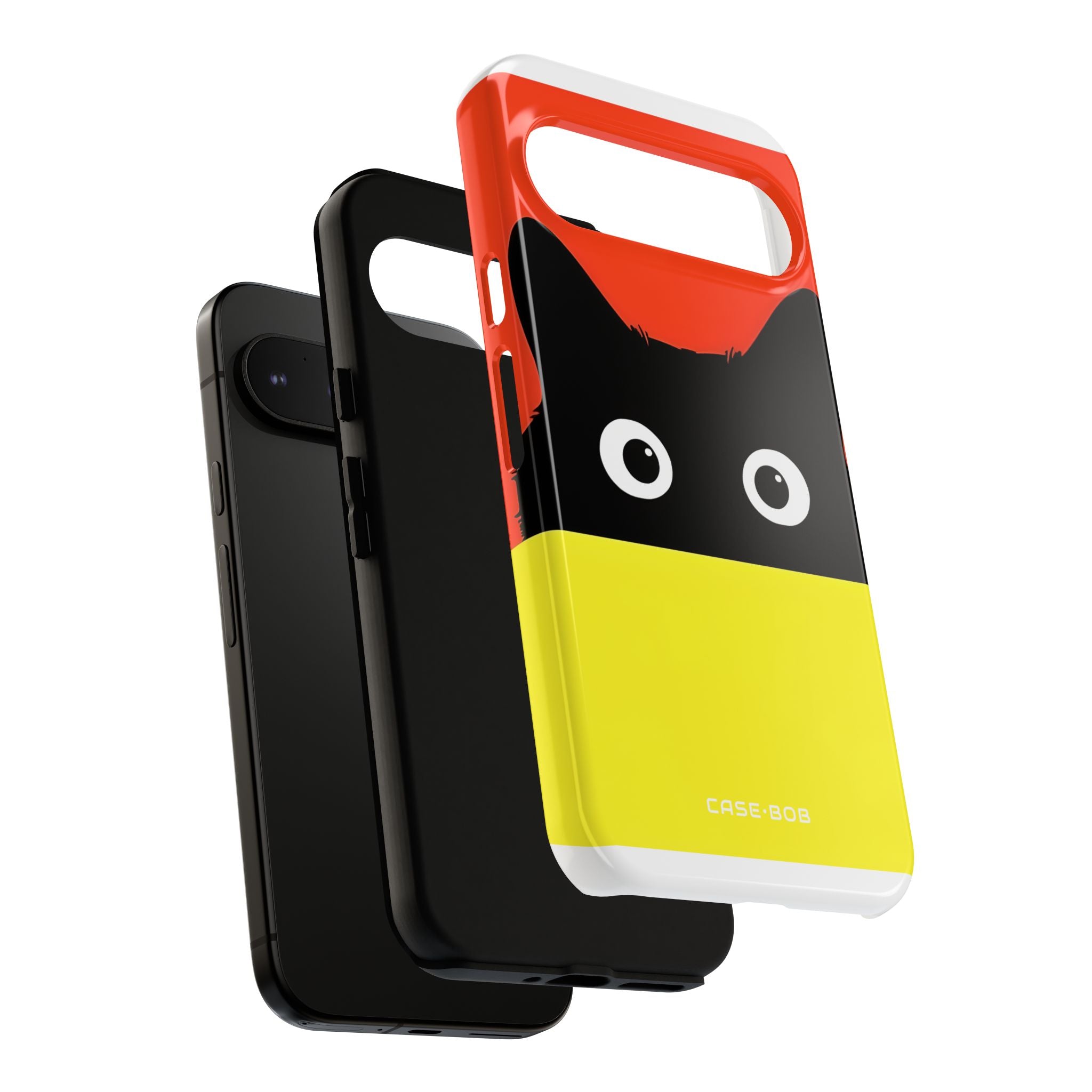 Peekaboo Cat Crimson Google Pixel 9 Pro XL Case - Tough