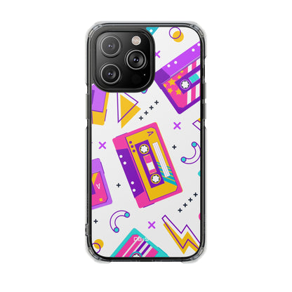 Retro Cassette Chaos iPhone Case - Impact