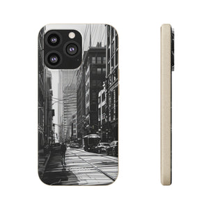 Noir Urban Serenity | Biodegradable Phone Case