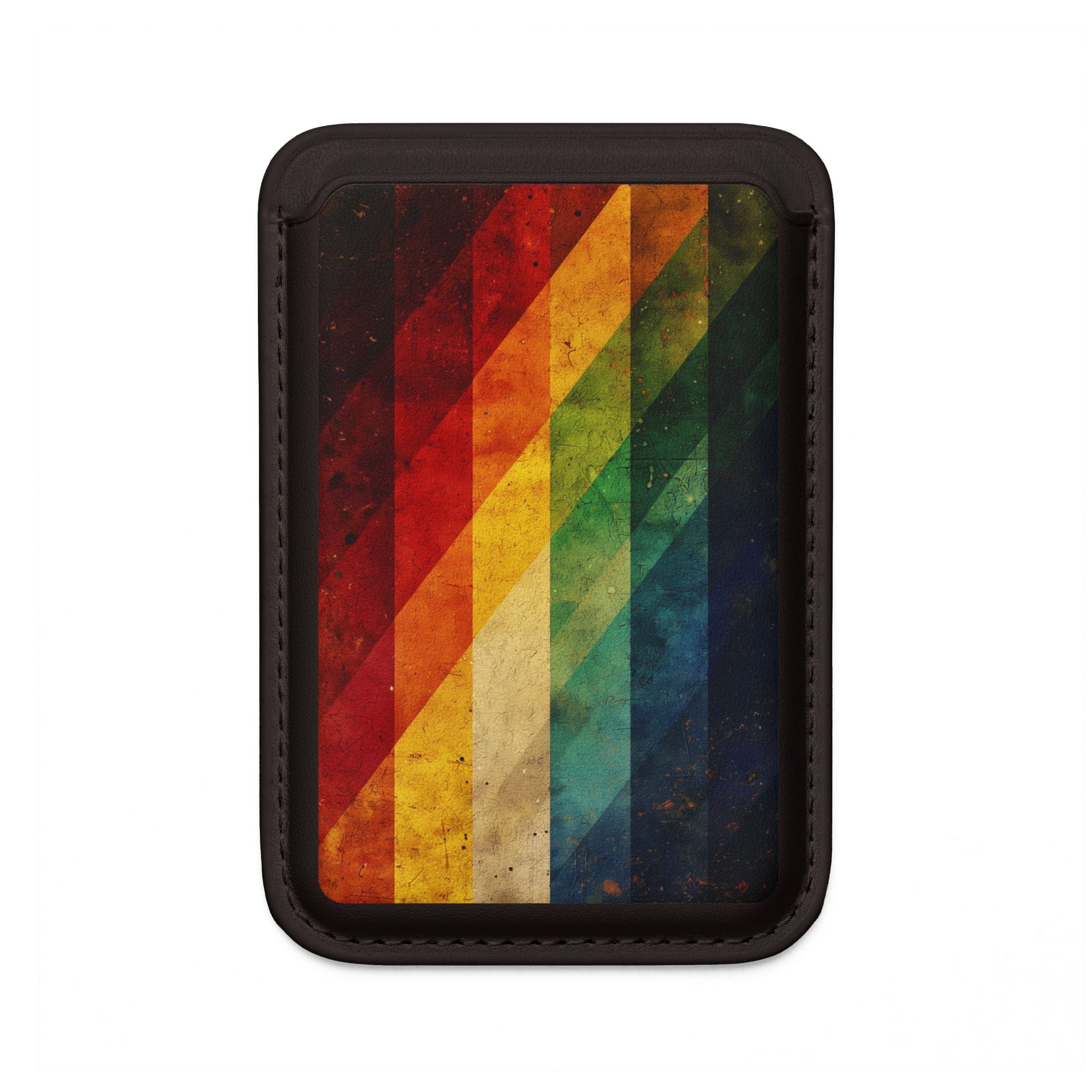 Crimson Stripes Portemonnee – MagSafe Klaar