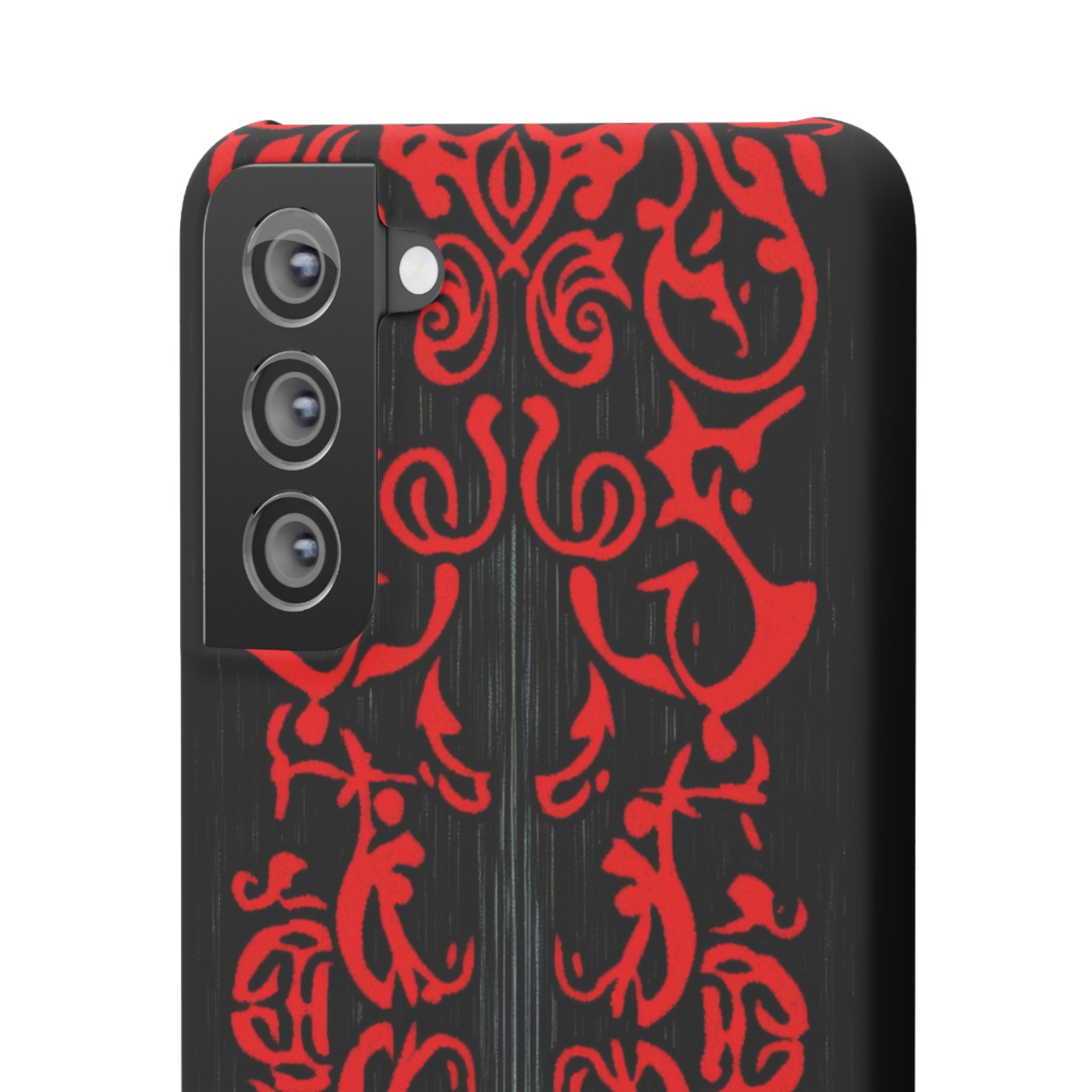 Gothic Crimson Symmetry Samsung S21 - Slim Phone Case