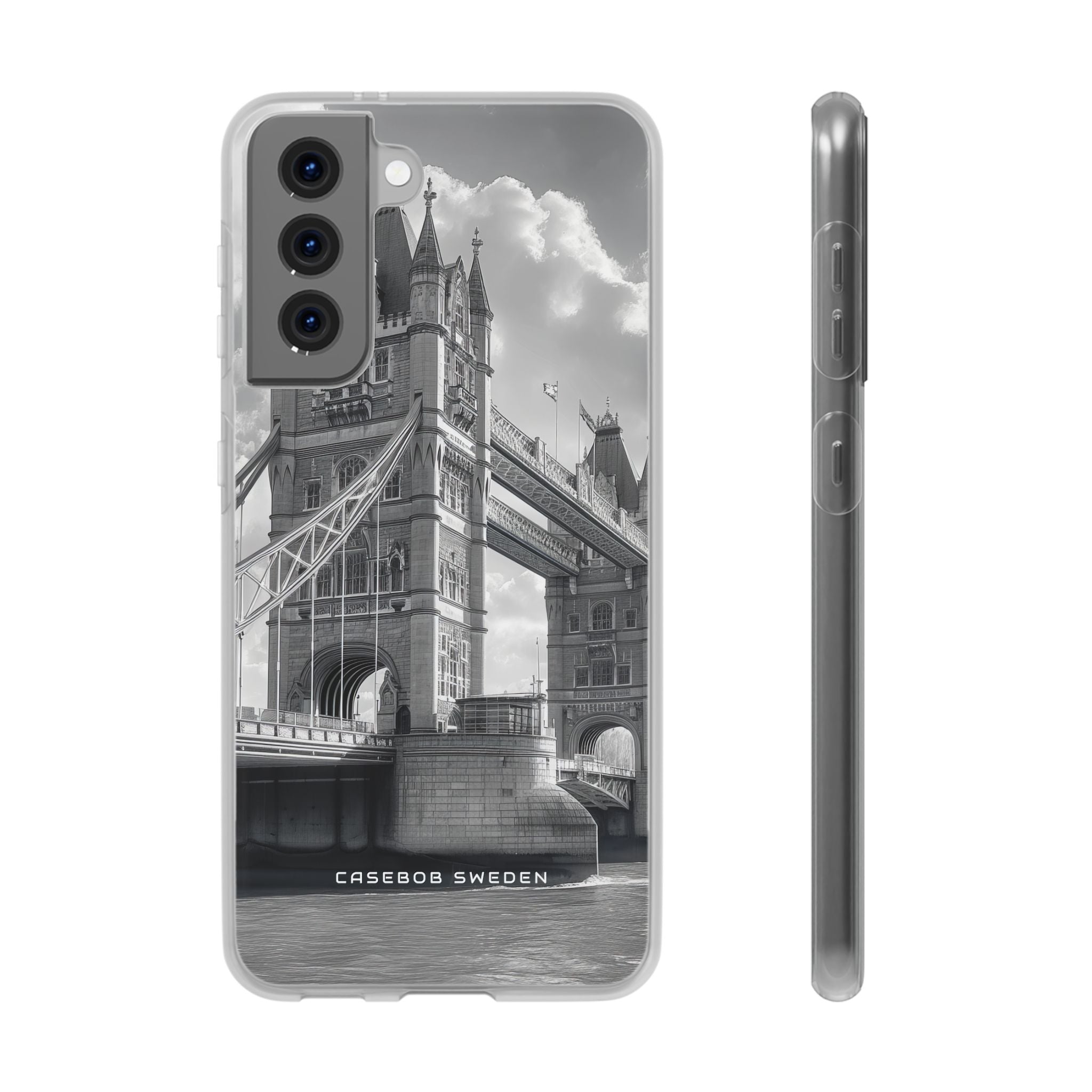 Tower Bridge Monochrome Architecture Study Samsung S21 - Flexi Phone Case