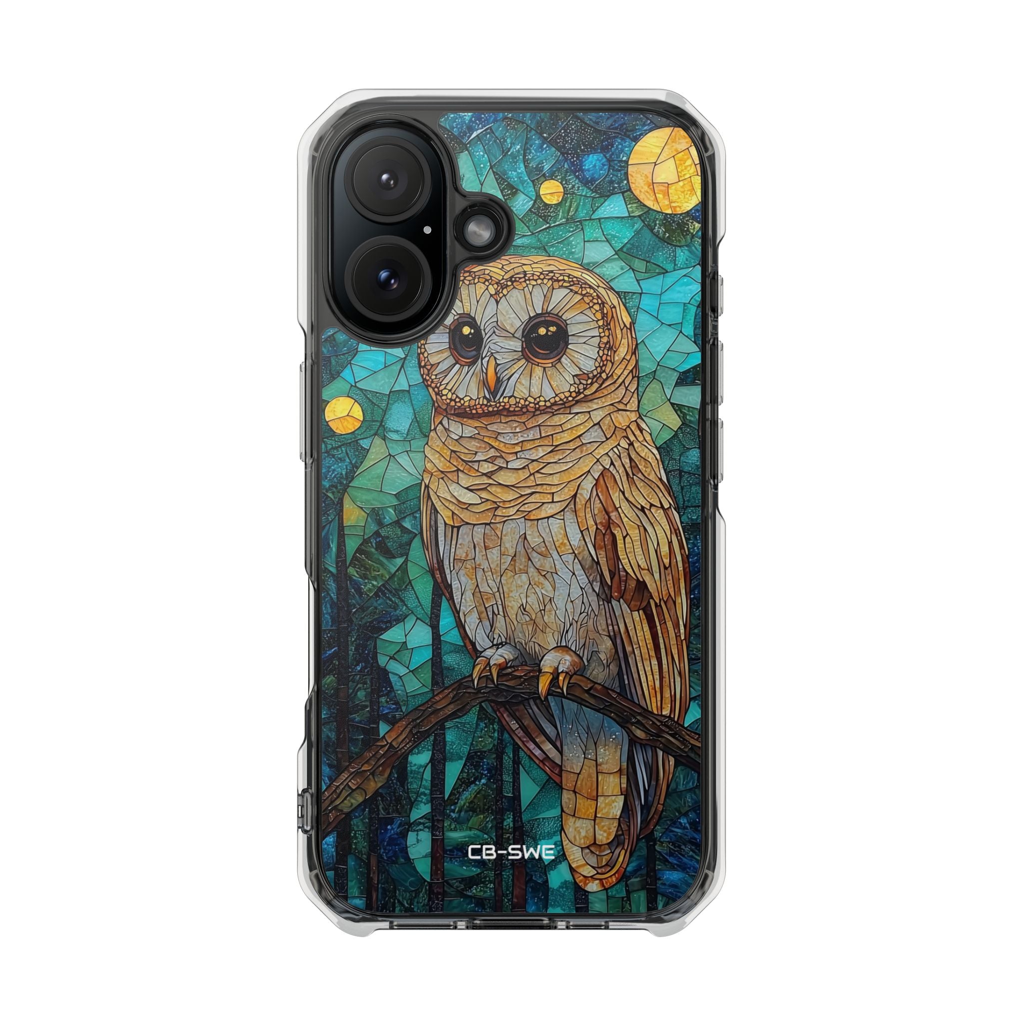 Celestial Owl Gaze iPhone Case - Impact