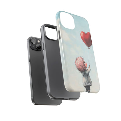 Heart Balloon Glow iPhone 14 Plus Case - Tough
