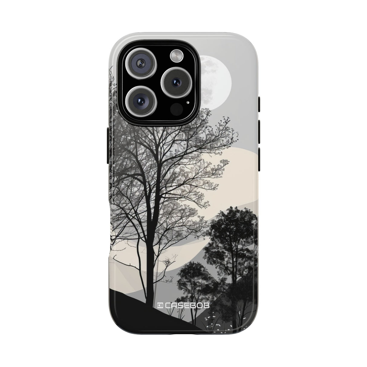 Moonlit Serenity: Minimalist Nature Design - for iPhone 16