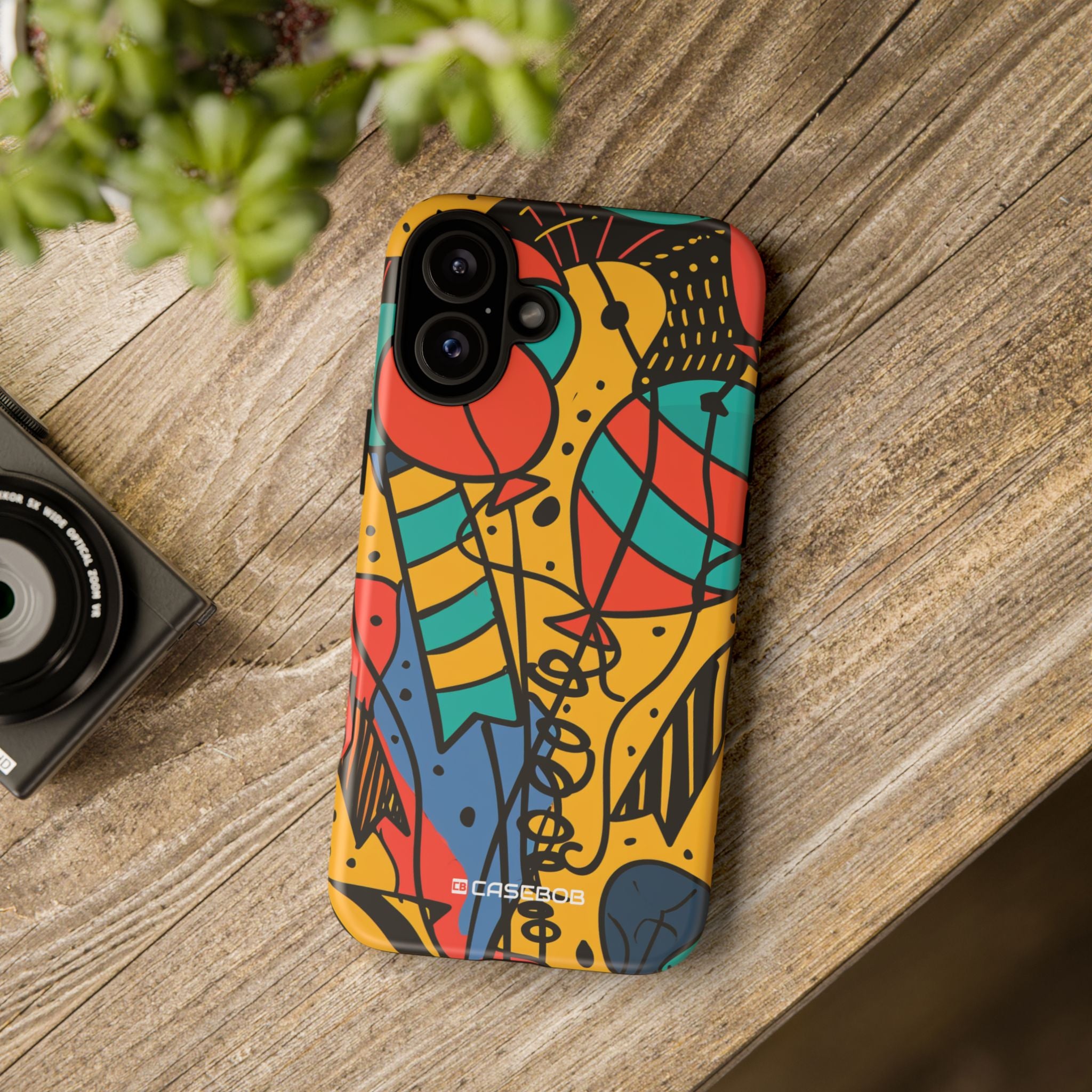 Joyful Whimsy in Vibrant Yellow - for iPhone 16