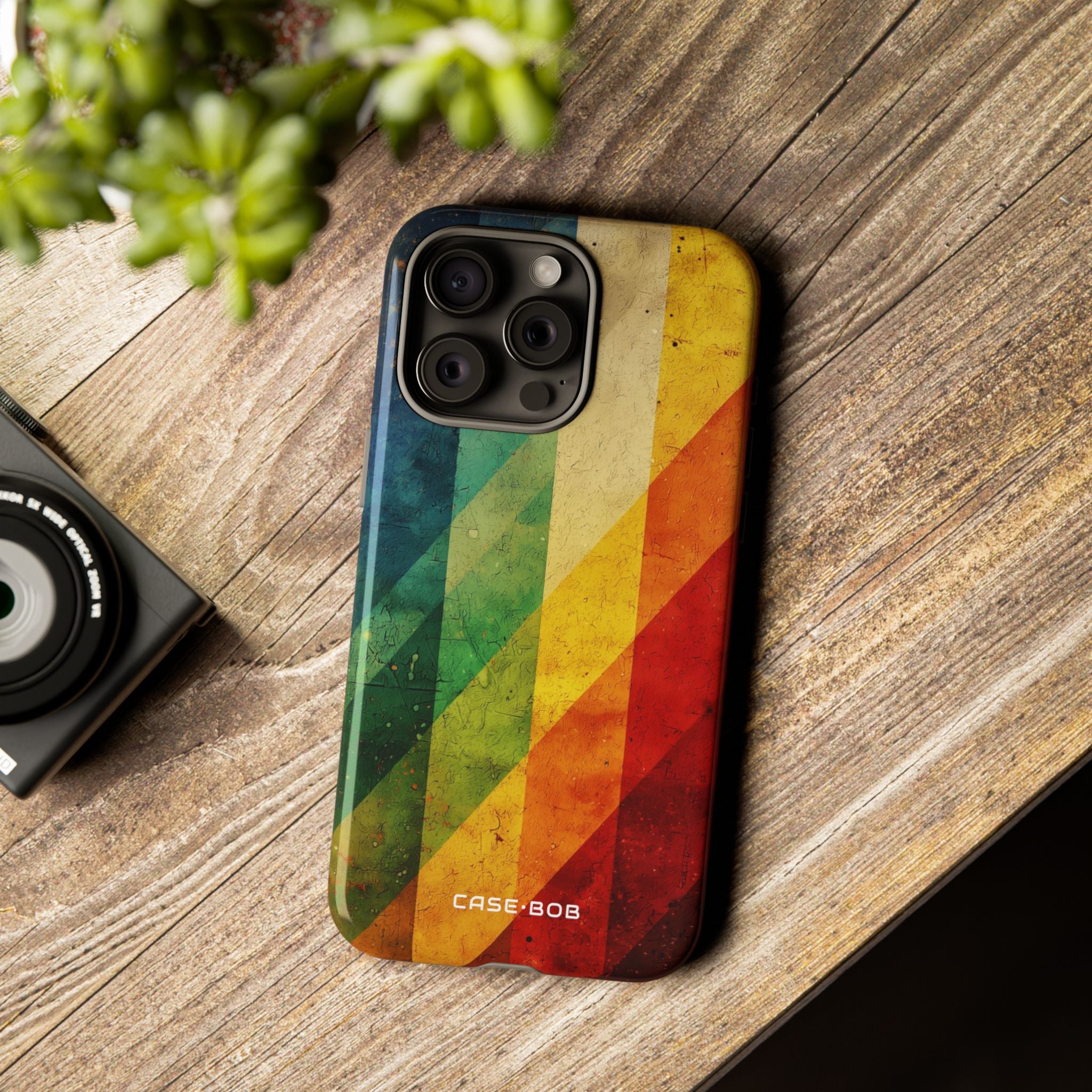 Diagonal Spectrum iPhone 15 Pro Max Case - Tough