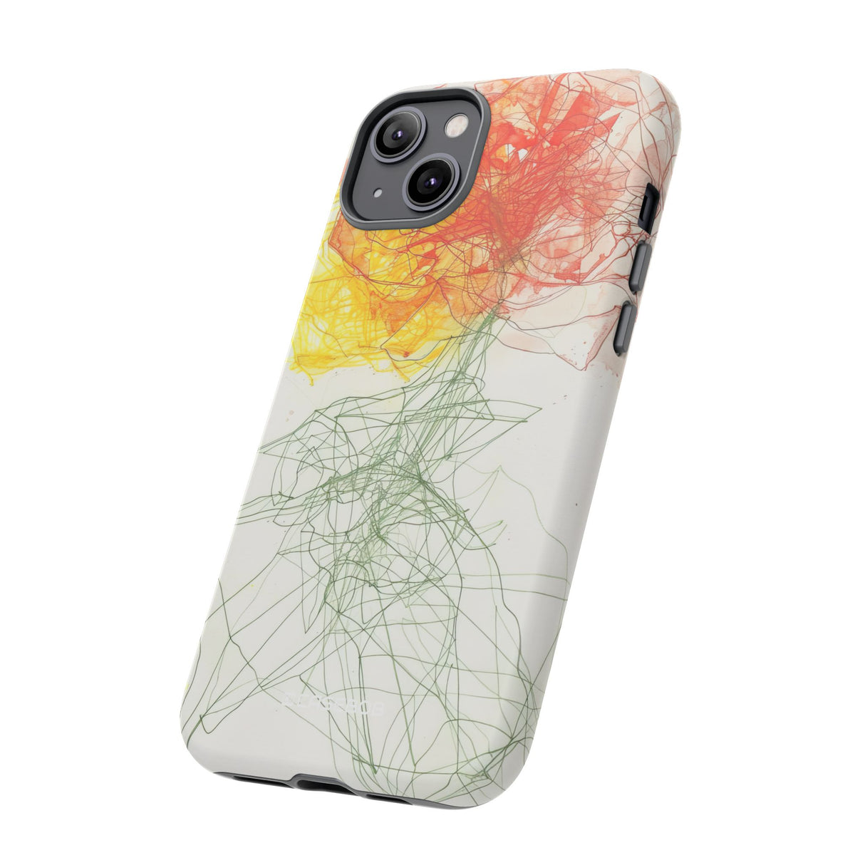 Fiery Blossom | Protective Phone Case for iPhone