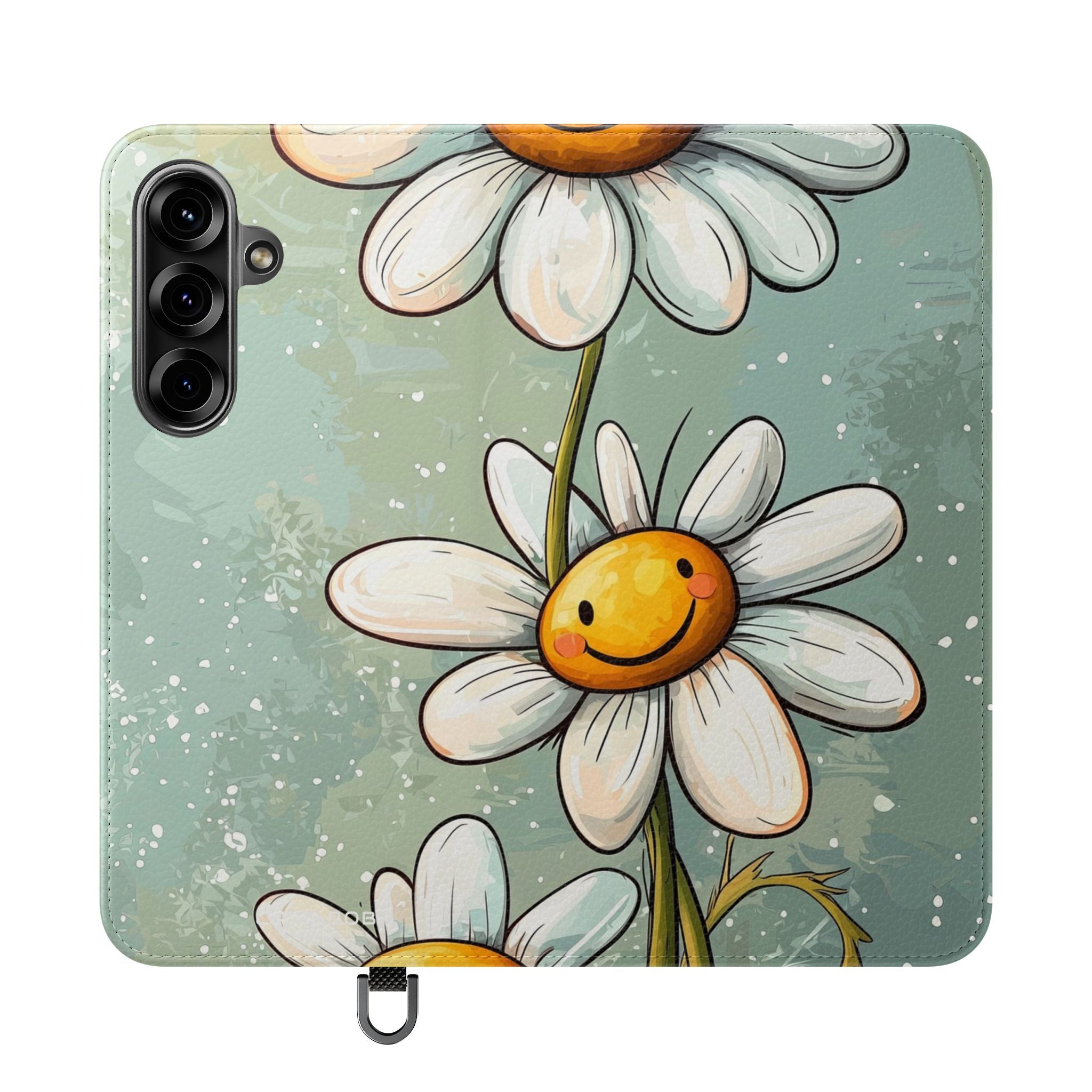 Smiling Daisies Burst - Samsung S25+ Case - Wallet