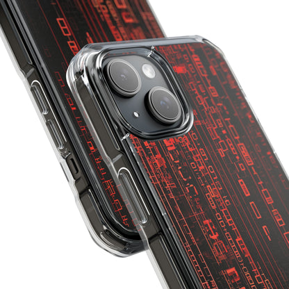 Neon Circuit Dreams iPhone 15 - Impact Clear+