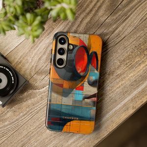 Cartoon Geometry Fusion - Protective Phone Case