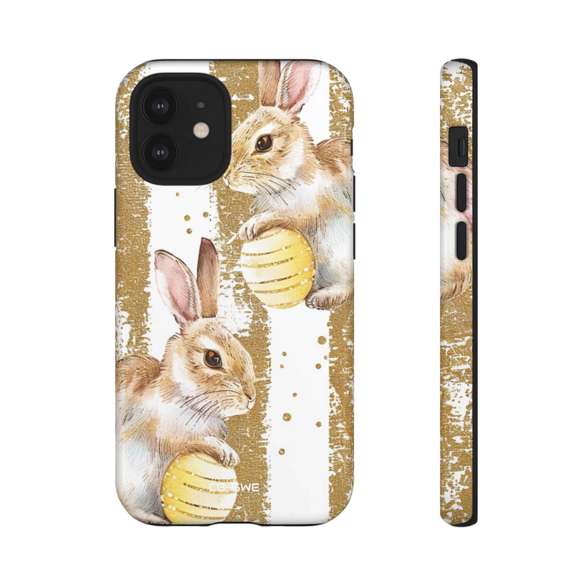 Bunnies Hold Eggs - iPhone Case