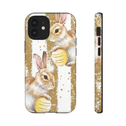 Bunnies Hold Eggs - iPhone Case