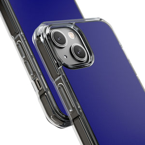 Marineblau | Handyhülle für iPhone (Clear Impact Case – magnetisch) 