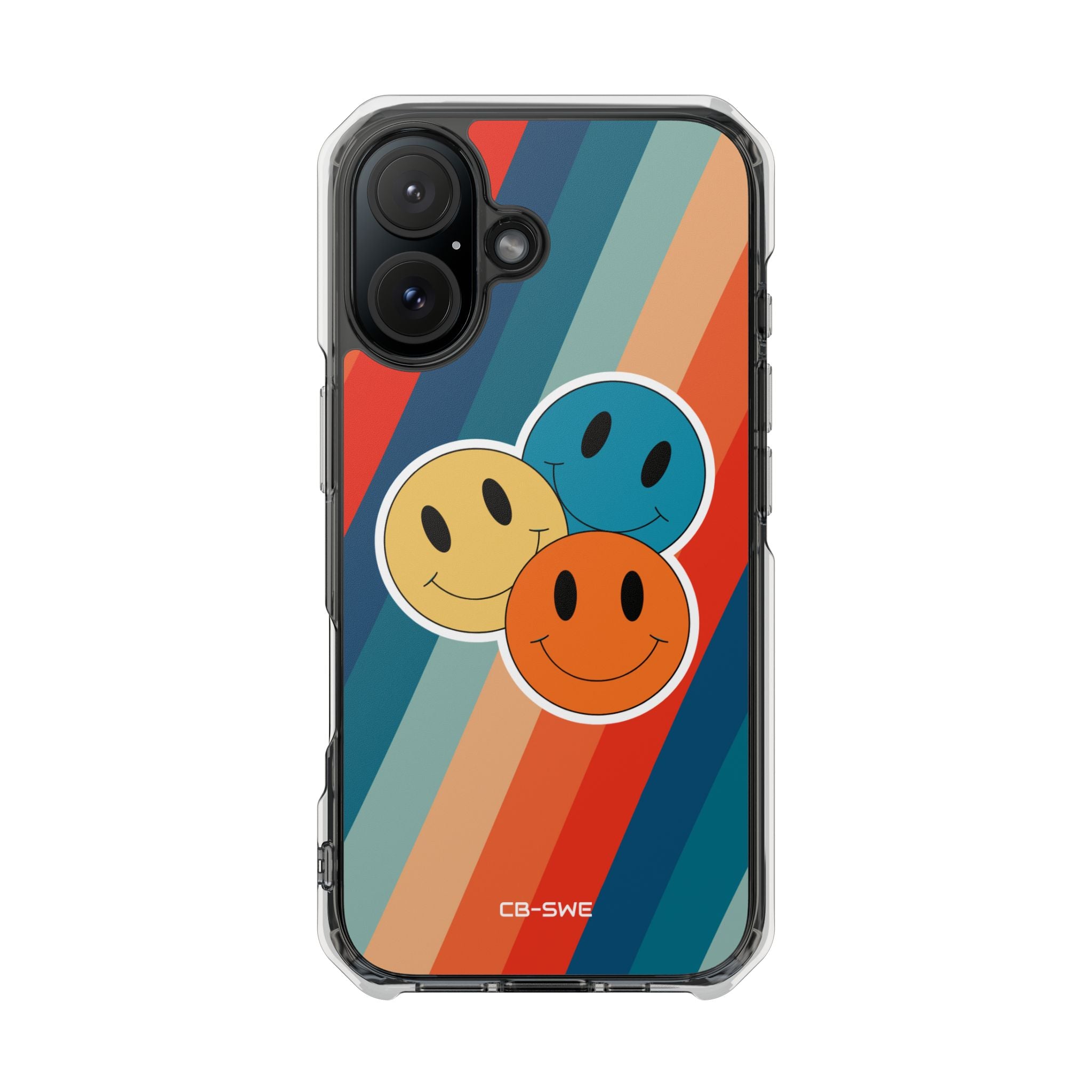 Retro Smiley Harmony iPhone Case - Impact
