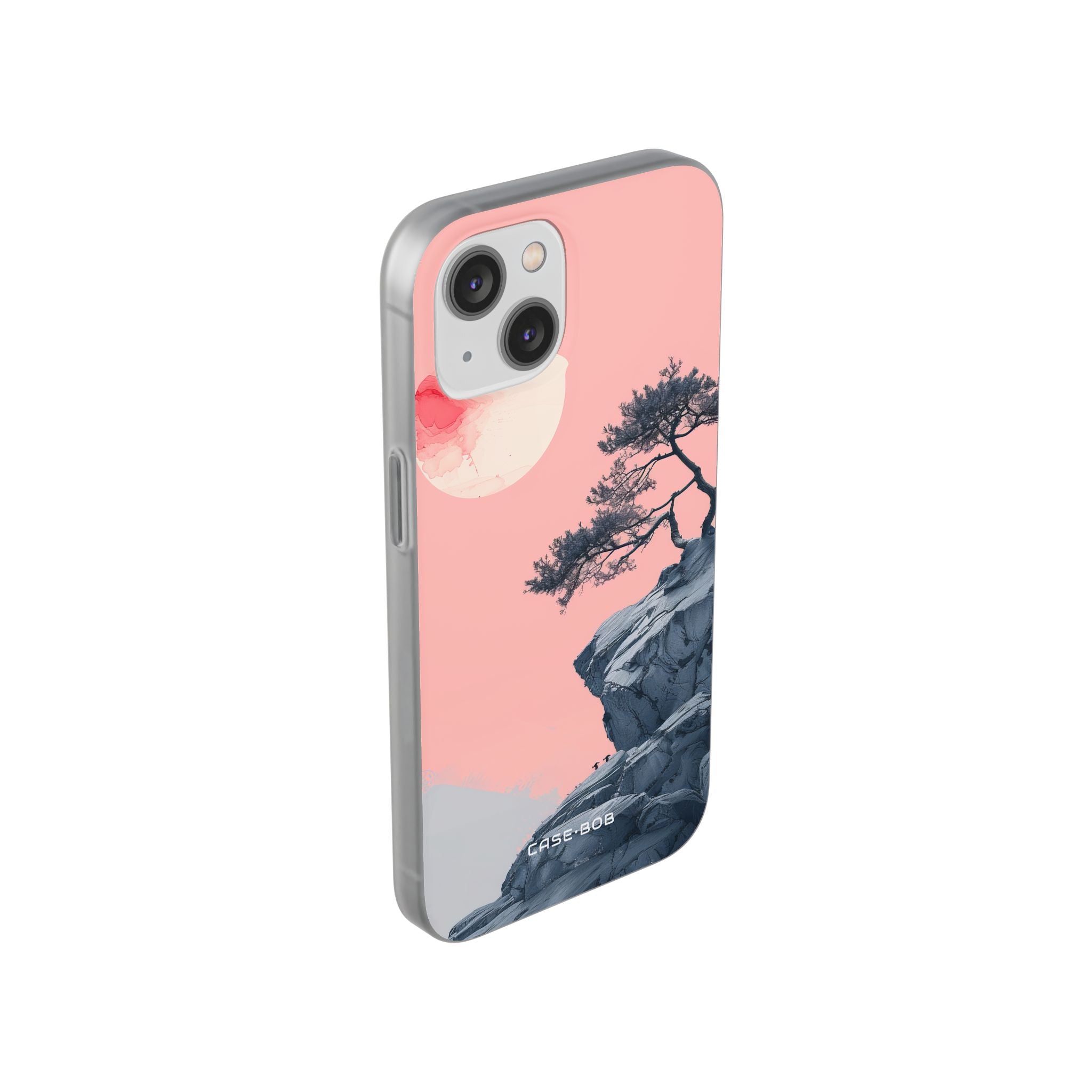 Crimson Moon Tree iPhone 14 Case - Soft