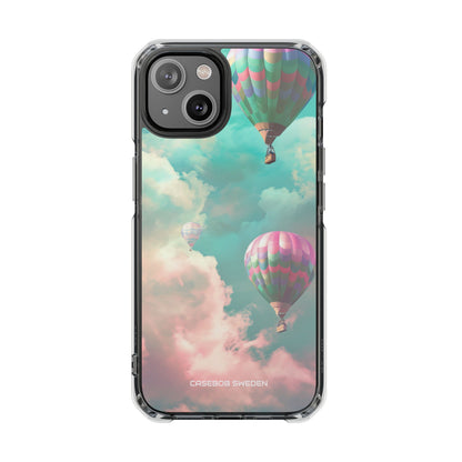 Pastel Balloon Adventure - Clear Impact iPhone 14 Phone Case