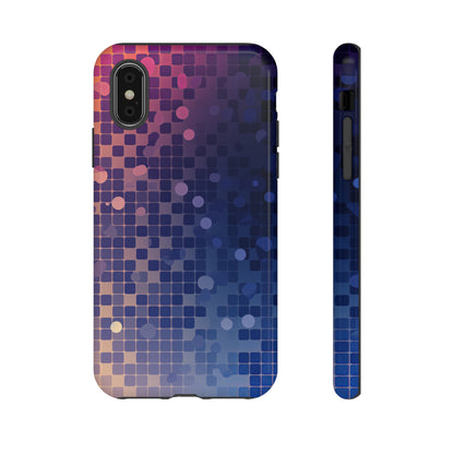 Azure Square: Blue Gradient - Protective Phone Case