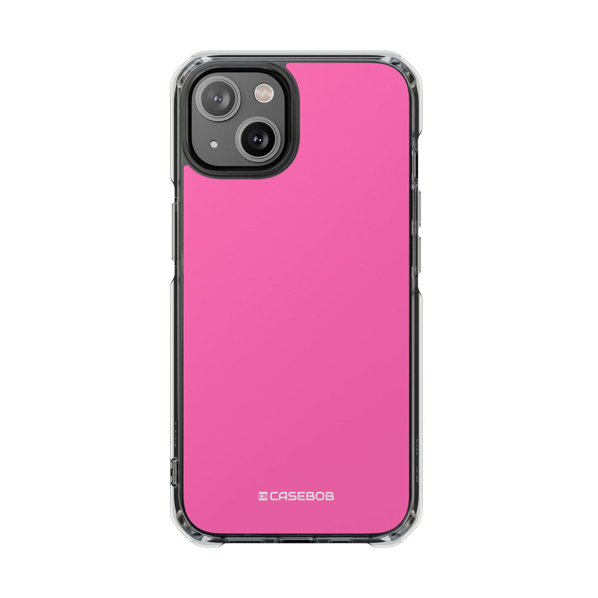 Hot Pink | Handyhülle für iPhone (Clear Impact Case – magnetisch)