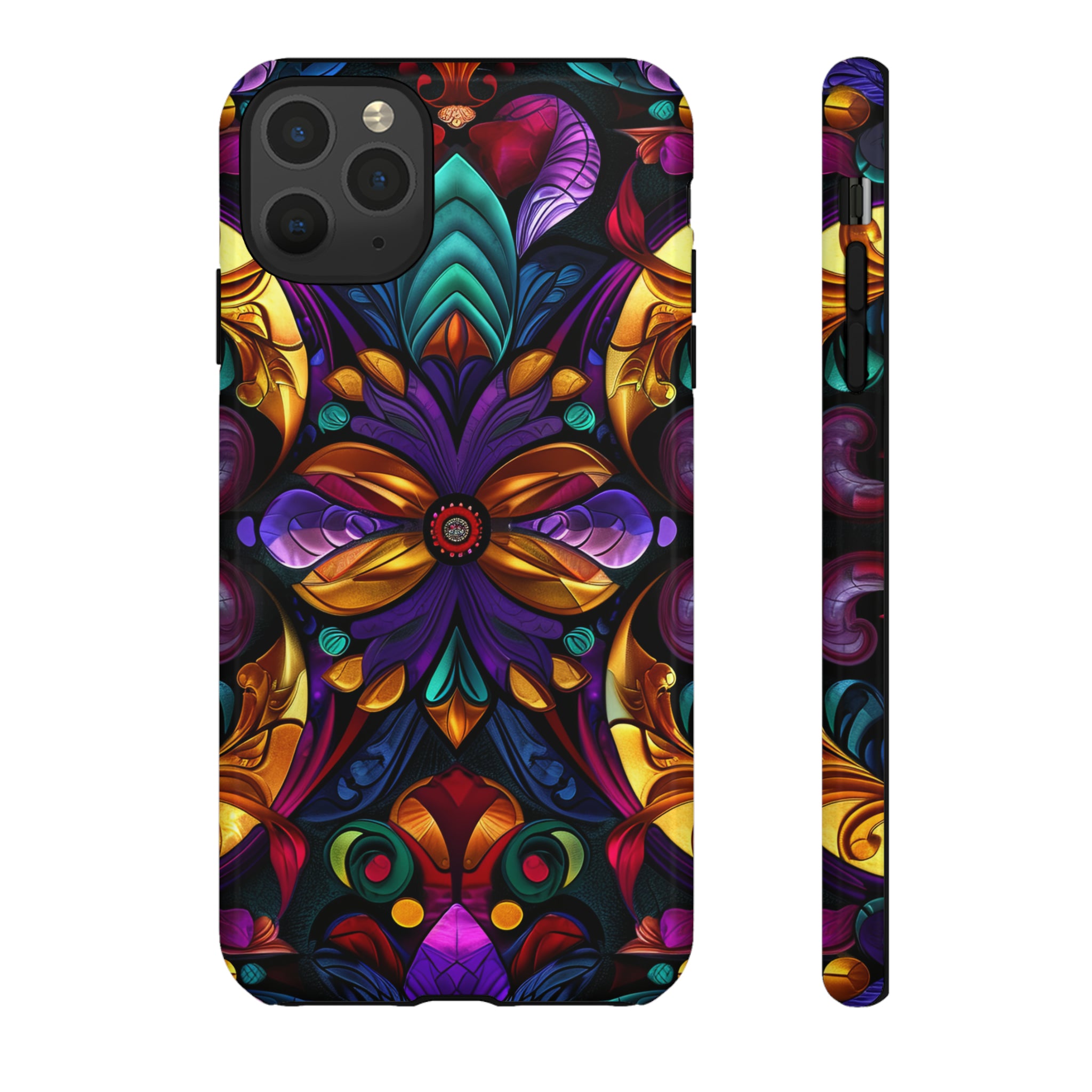 Gothic Stained Glass Majesty - Protective Phone Case