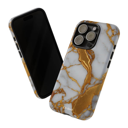 Golden Veins Flow - iPhone Case